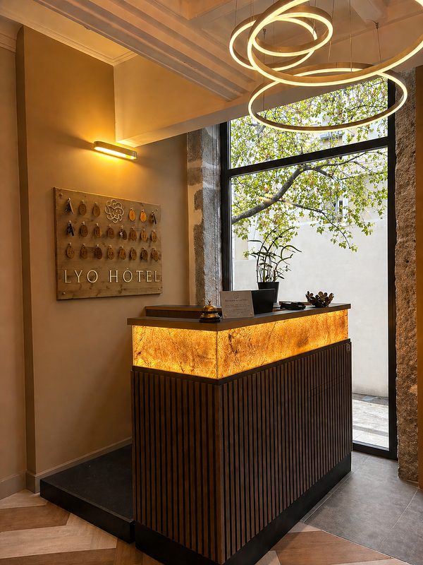 Réception du Lyo Hôtel à Lyon Perrache